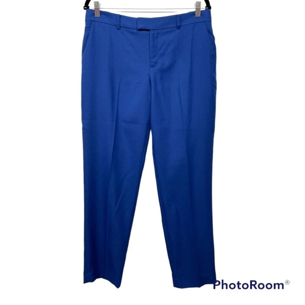 NWT Club Monaco Kelly Pants in Dutch Blue size 8 Wool blend